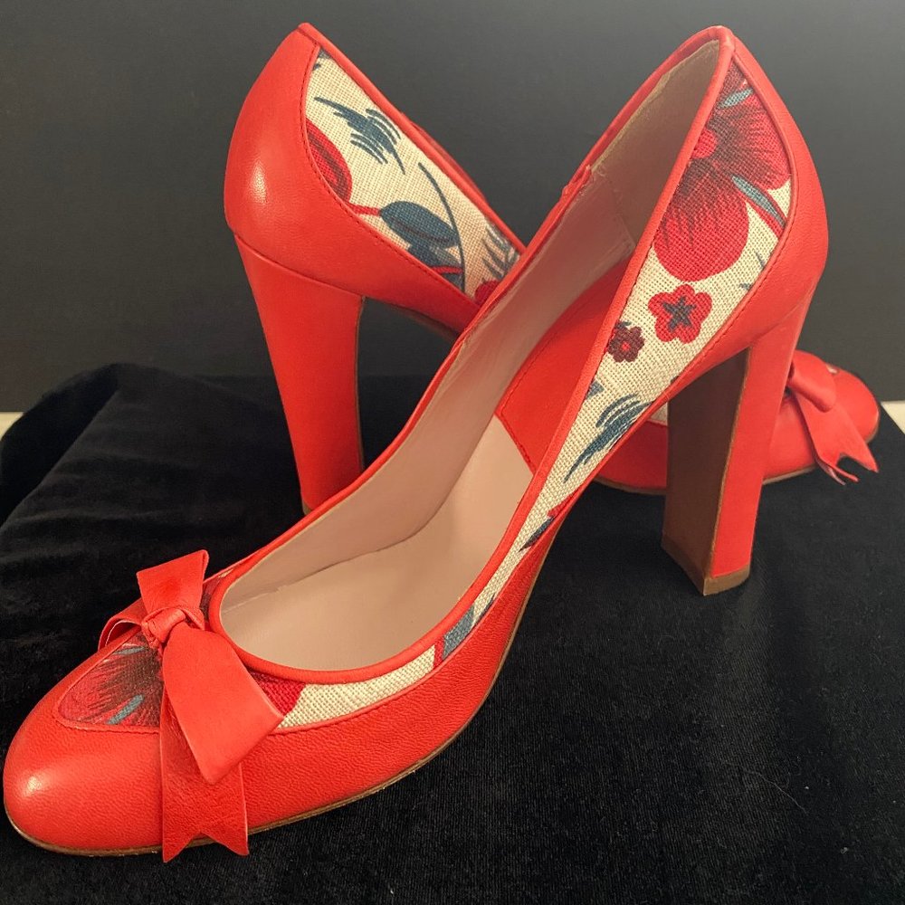 Laurence Dacade Floral Heels, Bow Pumps